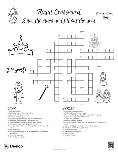 royal crown crossword